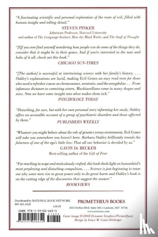 Oakley, Barbara - Evil Genes