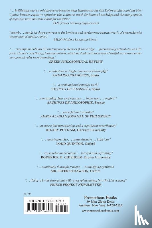 Haack, Susan - Evidence and Inquiry