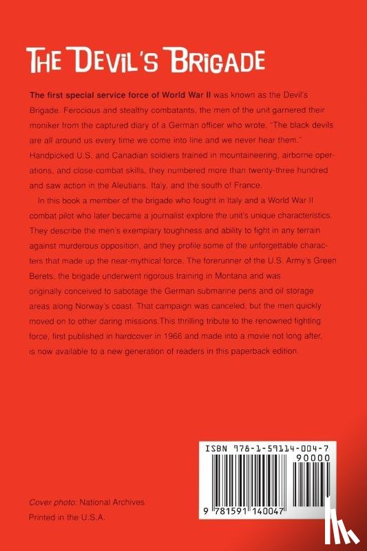 Adleman, Robert H., Walton, Colonel George - The Devil's Brigade