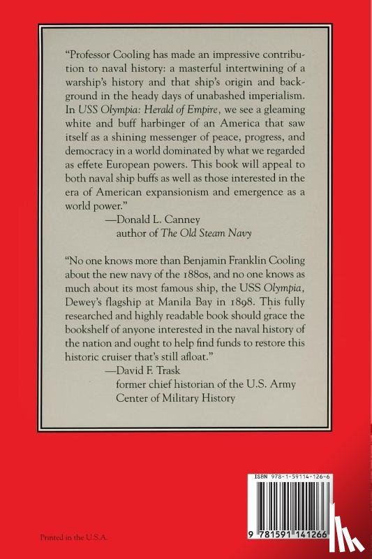 Cooling, Benjamin Franklin - USS Olympia