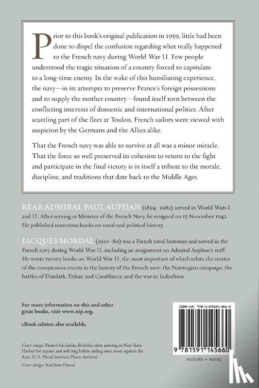 Mordal, Estate of Jacques - The French Navy in World War II