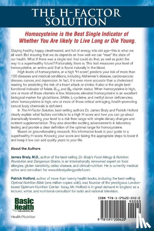 Holford, Patrick, Braly, Dr. James - The H-Factor Diet