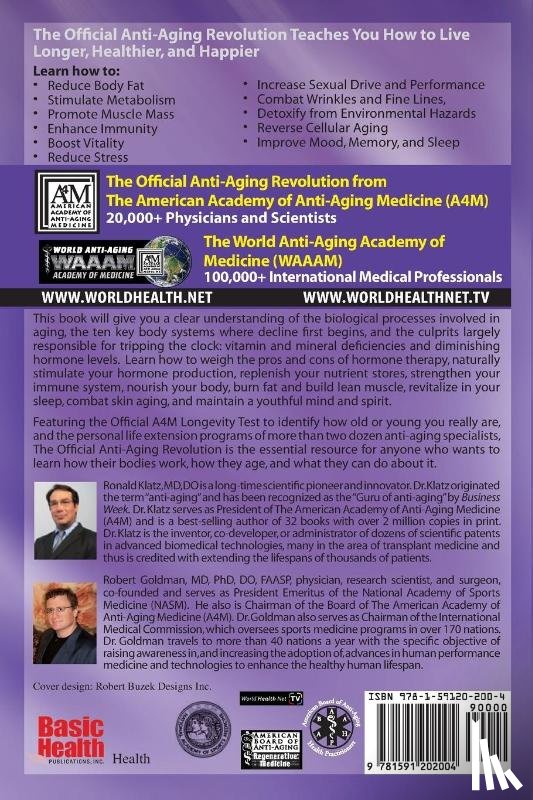 Klatz, Ronald, Goldman, Robert - The New Anti-Aging Revolution