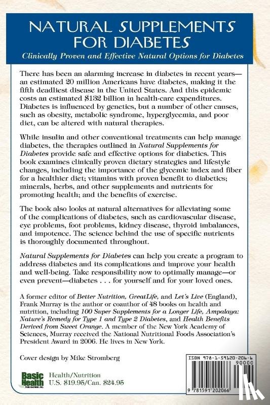 Murray, Frank - Natural Supplements for Diabetes