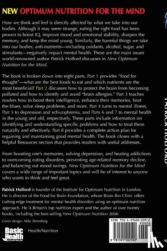 Holford, Patrick - New Optimum Nutrition for the Mind