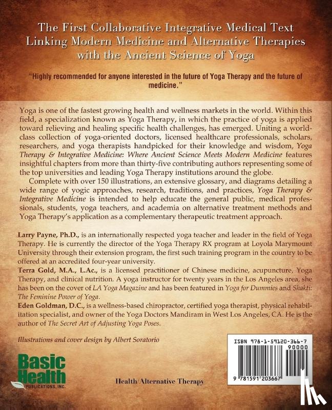 Payne, Larry, Gold, Terra (Terra Gold), Goldman, Eden (Eden Goldman) - Yoga Therapy and Integrative Medicine