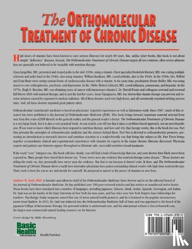  - Orthomolecular Treatment of Chronic Disease