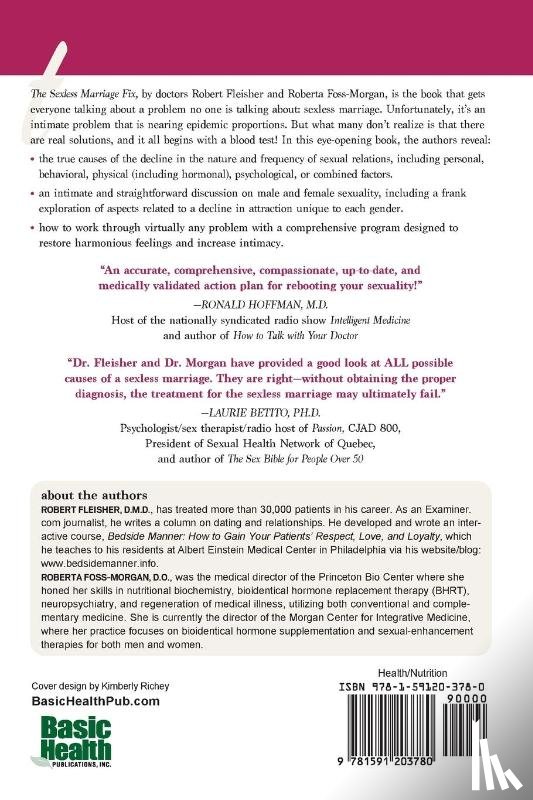 Fleisher, Robert M. (Robert M. Fleisher), Foss-Morgan, Roberta (Roberta Foss-Morgan) - Marriage: the Sexless Alternative and How to Fix it