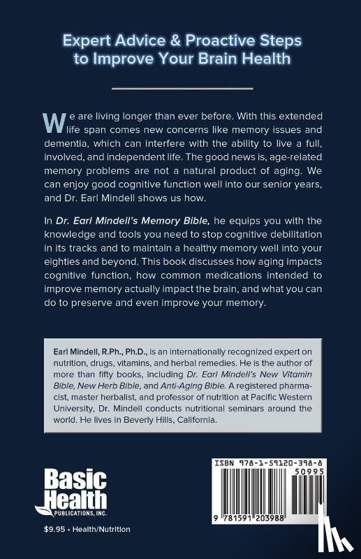 Mindell, Earl - Dr. Earl Mindell's Memory Bible
