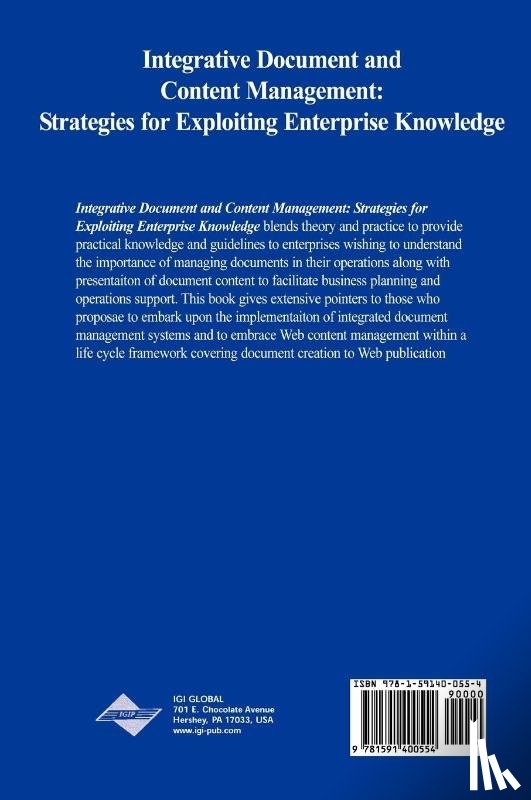 Asprey, Len, Grover, Varun - Integrated Document and Content Management