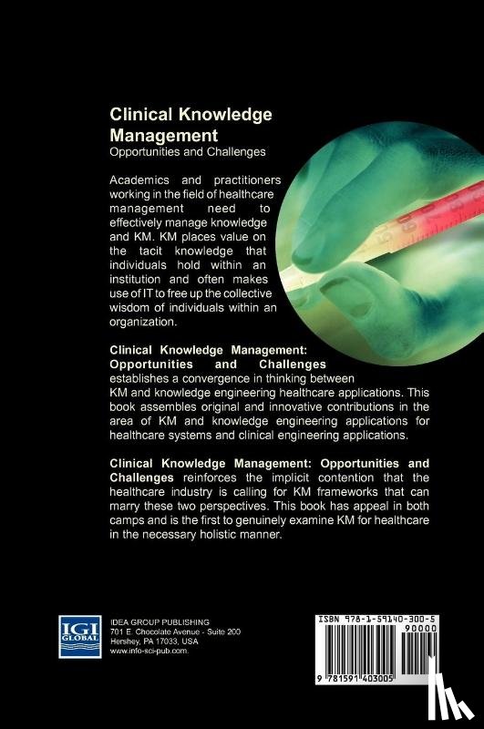  - Clinical Knowledge Management
