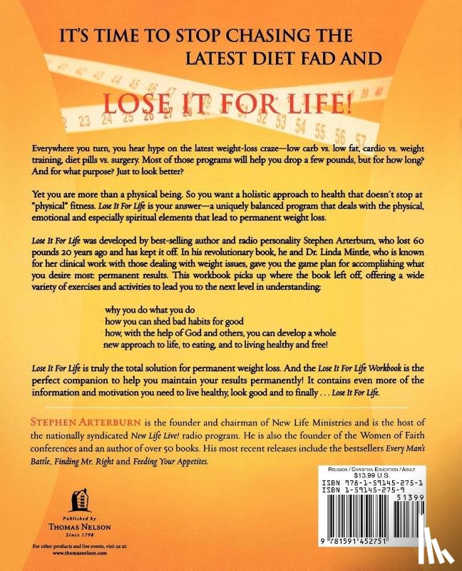 Arterburn, Stephen - Lose It for Life Workbook