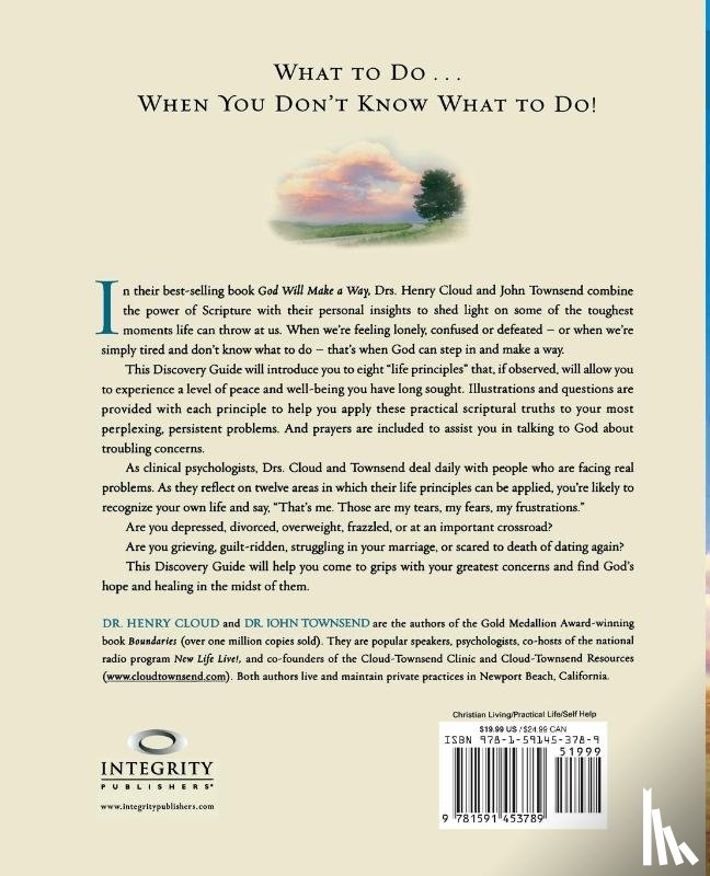Cloud, Dr. Henry - God Will Make a Way Workbook