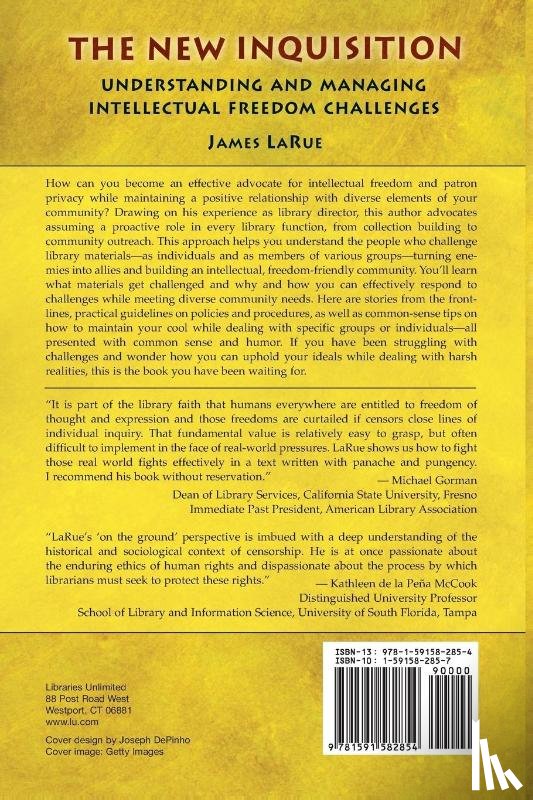 LaRue, James - The New Inquisition