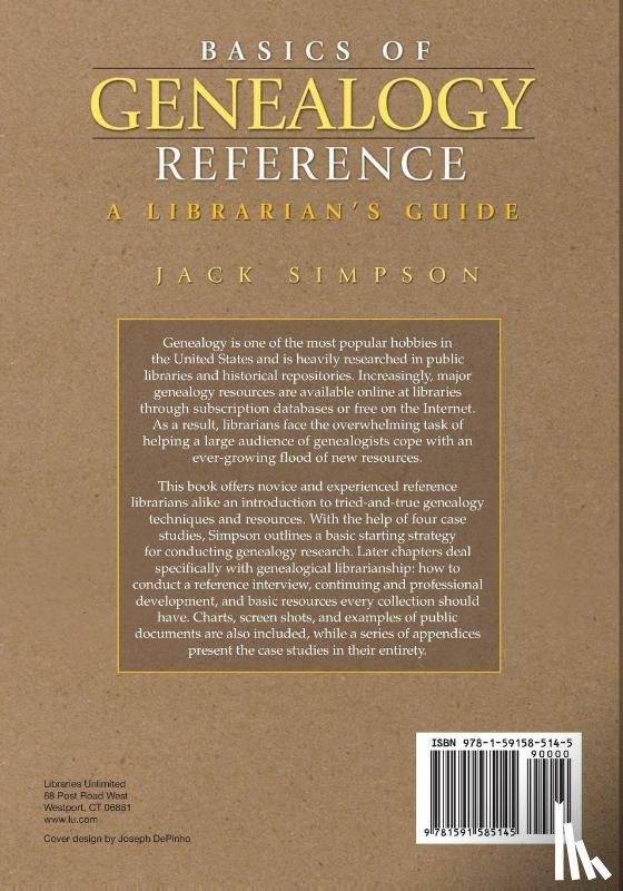 Simpson, Jack - Basics of Genealogy Reference