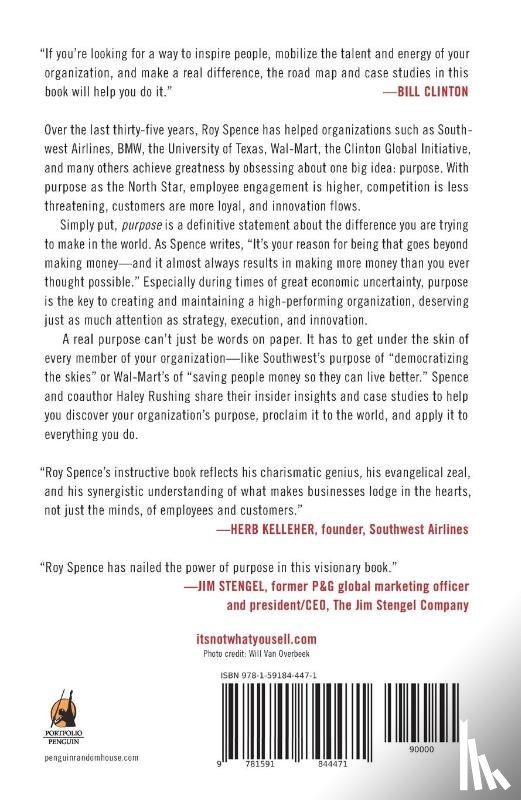 Roy M. Spence, Haley Rushing - It's Not What You Sell, It's What You Stand For