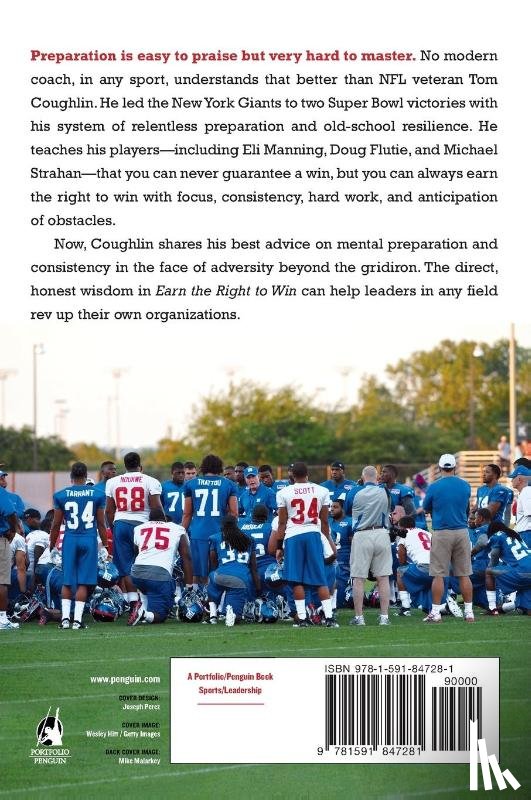 Tom Coughlin - Earn The Right To Win
