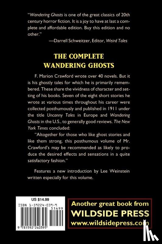 Crawford, F Marion - The Complete Wandering Ghosts