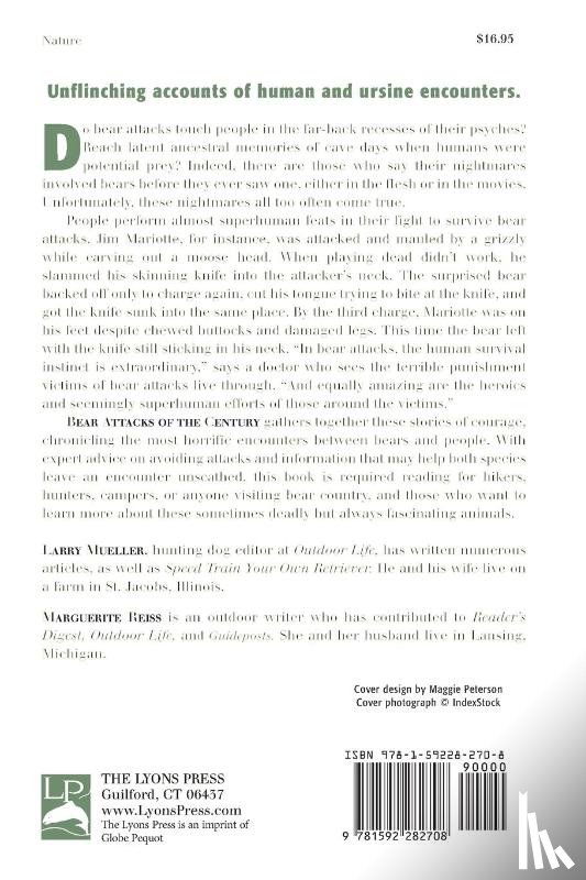 Mueller, Larry, Reiss, Marguerite - Bear Attacks of the Century