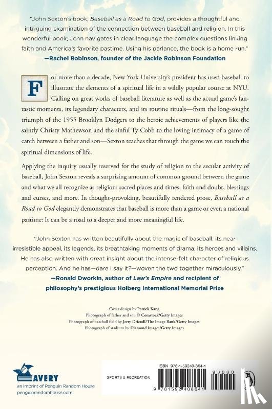 Sexton, John, Oliphant, Thomas, Schwartz, Peter J. - Baseball as a Road to God