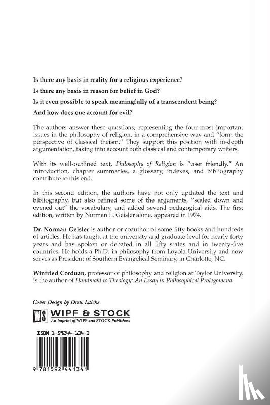 Geisler, Norman L., Corduan, Winfried - Philosophy of Religion
