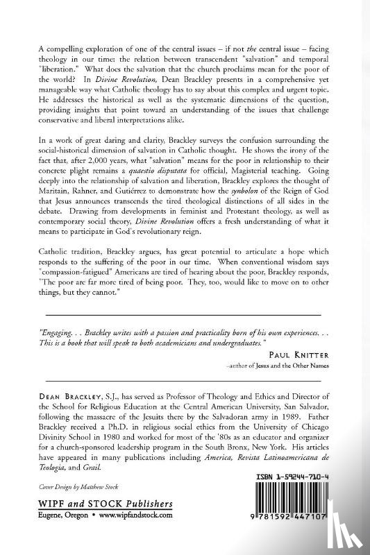 Brackley, Dean Sj - Divine Revolution