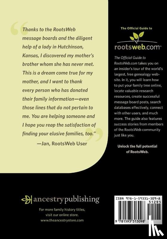 Gormley, Myra Vanderpool, Lord, Tana Pederson - Official Guide to Rootsweb.com