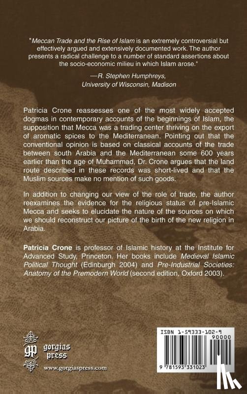 Crone, Patricia - Meccan Trade and the Rise of Islam