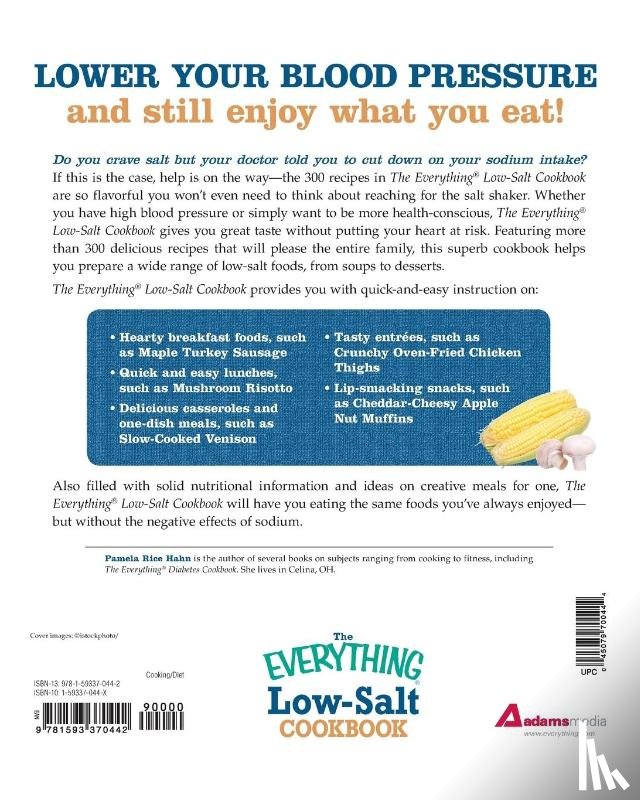 Hahn, Pamela Rice - The Everything Low- Salt Cookbook Book