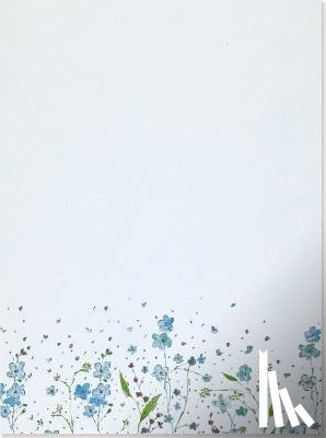 Peter Pauper Press, Inc - Box Stat Blue Flowers