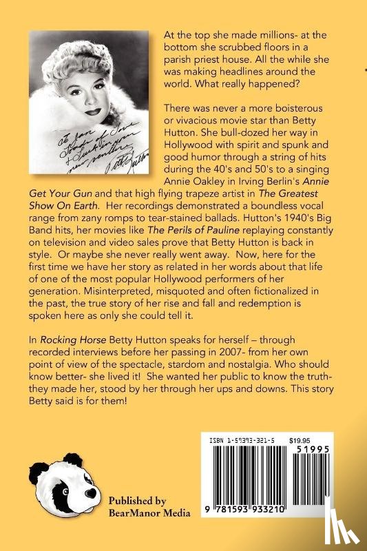 Arceri, Gene - Rocking Horse - A Personal Biography of Betty Hutton