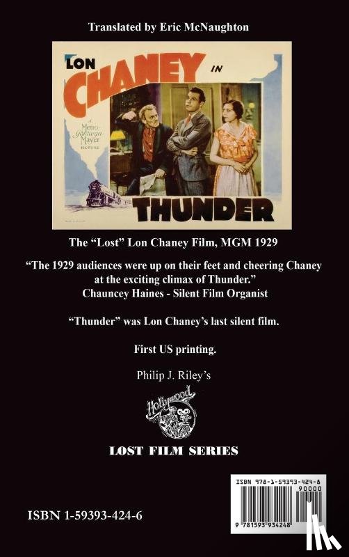  - Thunder - Starring Lon Chaney (Hardback)