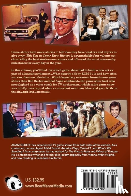 Nedeff, Adam - This Day in Game Show History- 365 Commemorations and Celebrations, Vol. 2