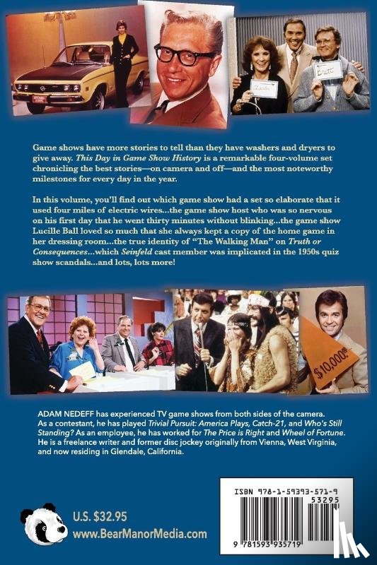 Nedeff, Adam - This Day in Game Show History- 365 Commemorations and Celebrations, Vol. 3