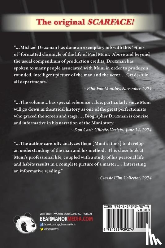 Druxman, Michael B - Paul Muni - His Life and His Films