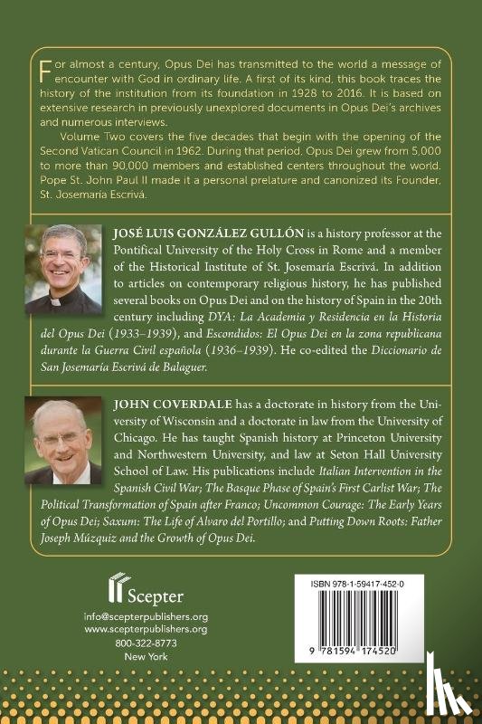 Jose Luis Gonzalez Gullon, Gonzalez Gullon, John Coverdale, Coverdale - Opus Dei