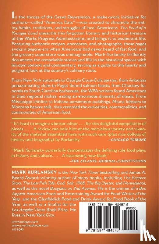 Kurlansky, Mark - The Food of a Younger Land