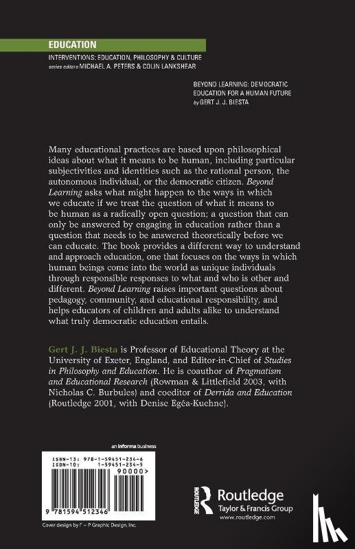 Biesta, Gert J. J. - Beyond Learning