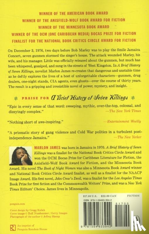 Marlon James - A Brief History of Seven Killings