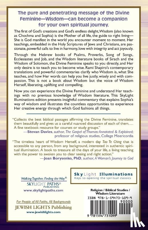 Shapiro, Rabbi Rami - The Divine Feminine in Biblical Wisdom Literature