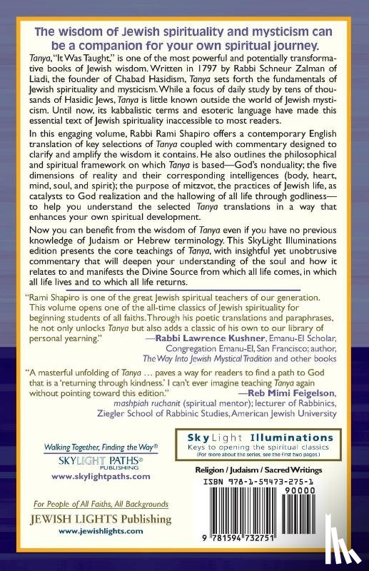  - Tanya, the Masterpeice of Hasidic Wisdom