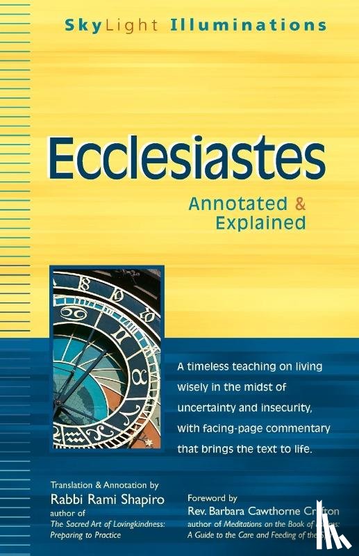 Shapiro, Rabbi Rami (Rabbi Rami Shapiro) - Ecclesiastes