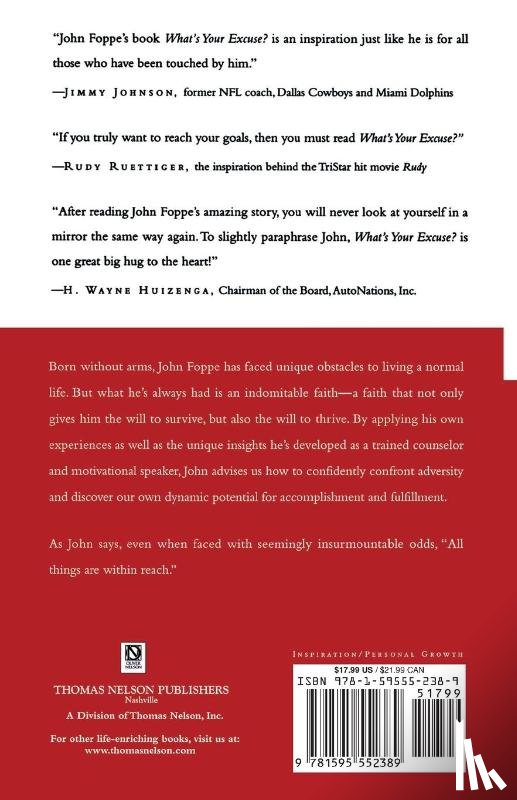 Foppe, John P. - What's Your Excuse?
