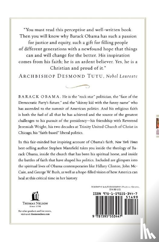 Mansfield, Stephen - The Faith of Barack Obama