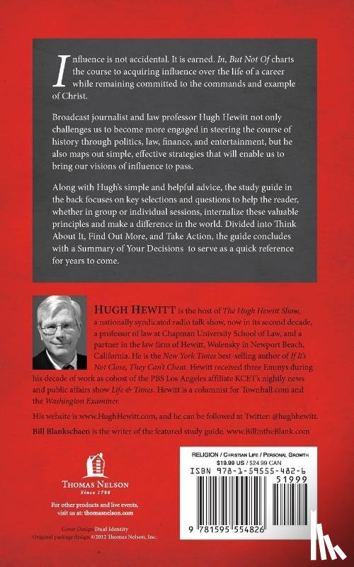 Hewitt, Hugh - In, But Not Of Revised and Updated