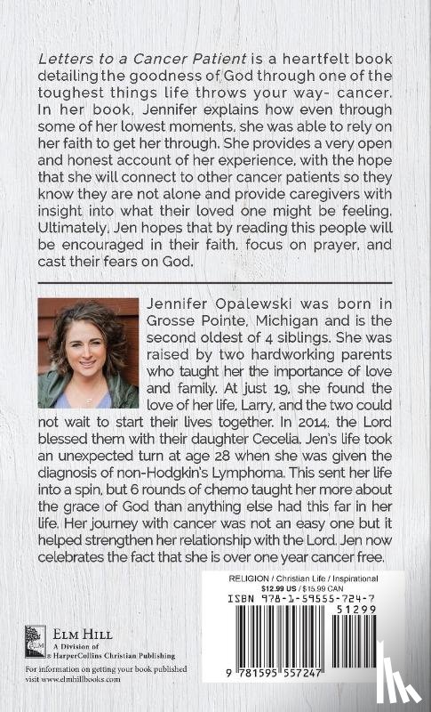 Opalewski, Jennifer Lynne - Letters to a Cancer Patient