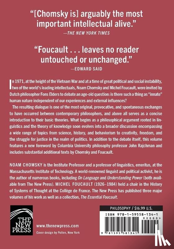 Chomsky, Noam, Foucault, Michel - Chomsky, N: Chomsky-Foucault Debate
