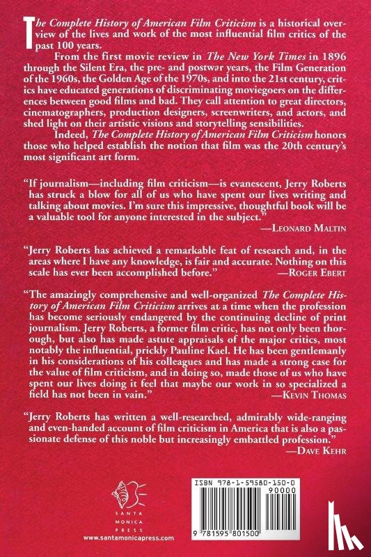 Roberts, Jerry - The Complete History of American Film Criticism