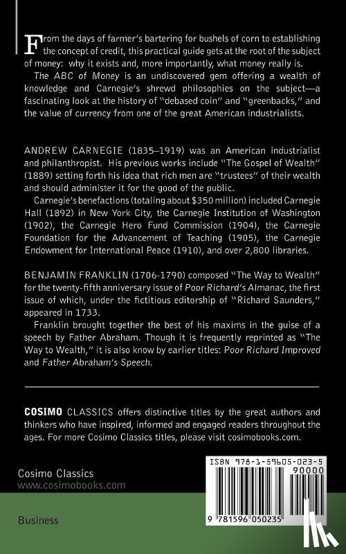 Franklin, Benjamin, Carnegie, Andrew - The ABC of Money