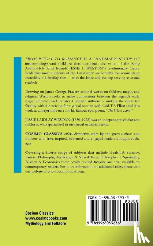Weston, Jessie Laidlay - From Ritual to Romance
